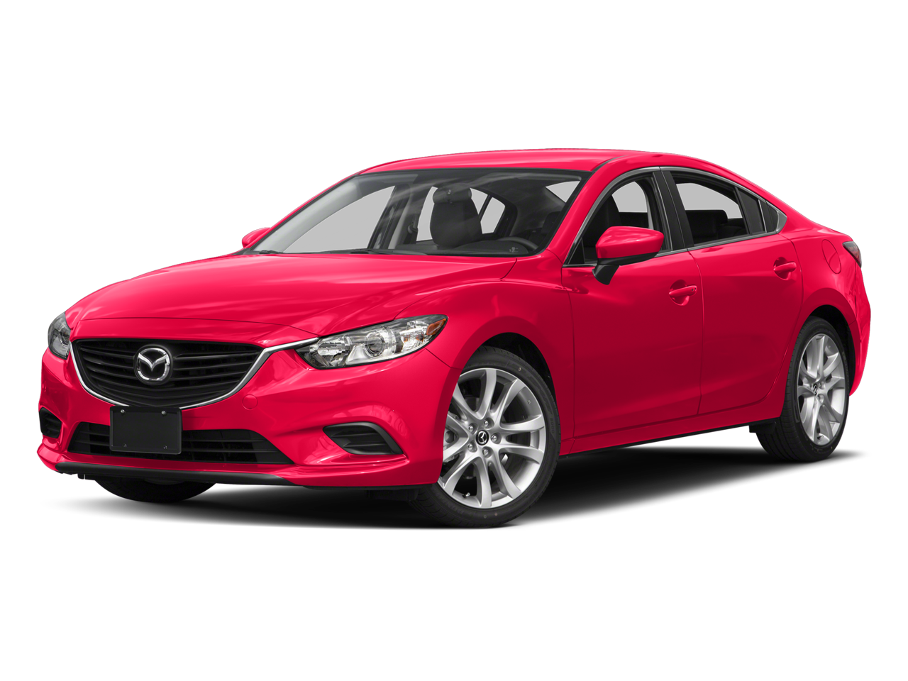 2016 Mazda Mazda6 i Touring in Soul Red Metallic — front three-quarter view