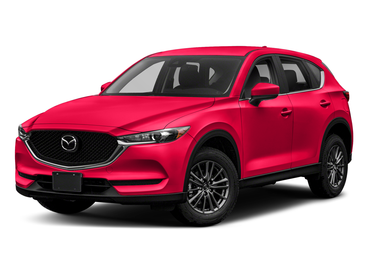 2018 Mazda Mazda CX-5 Sport in Soul Red Crystal Metallic — front three-quarter view