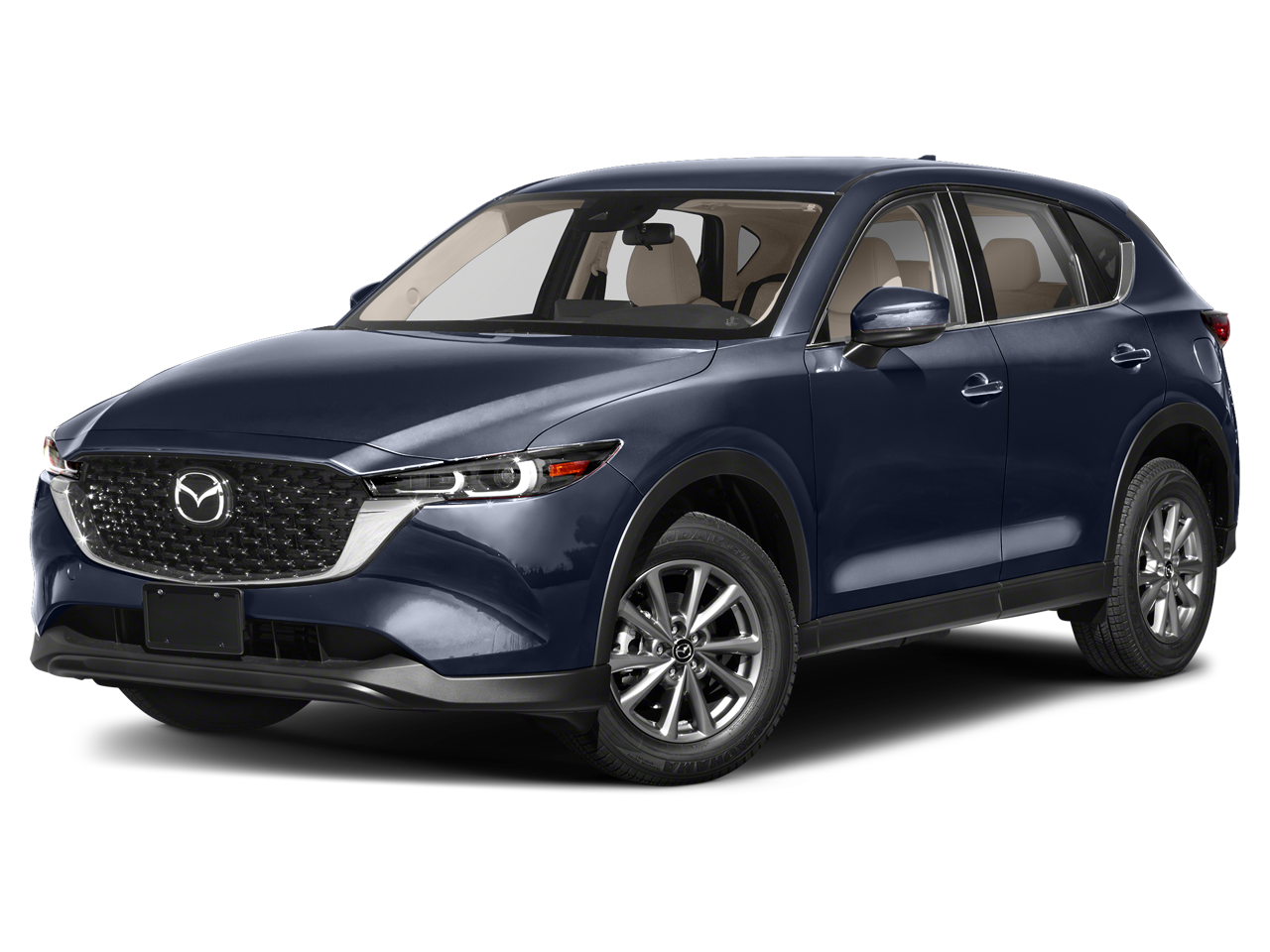 2023 Mazda Mazda Cx-5 2.5 S Select Package in Deep Crystal Blue Mica — front three-quarter view