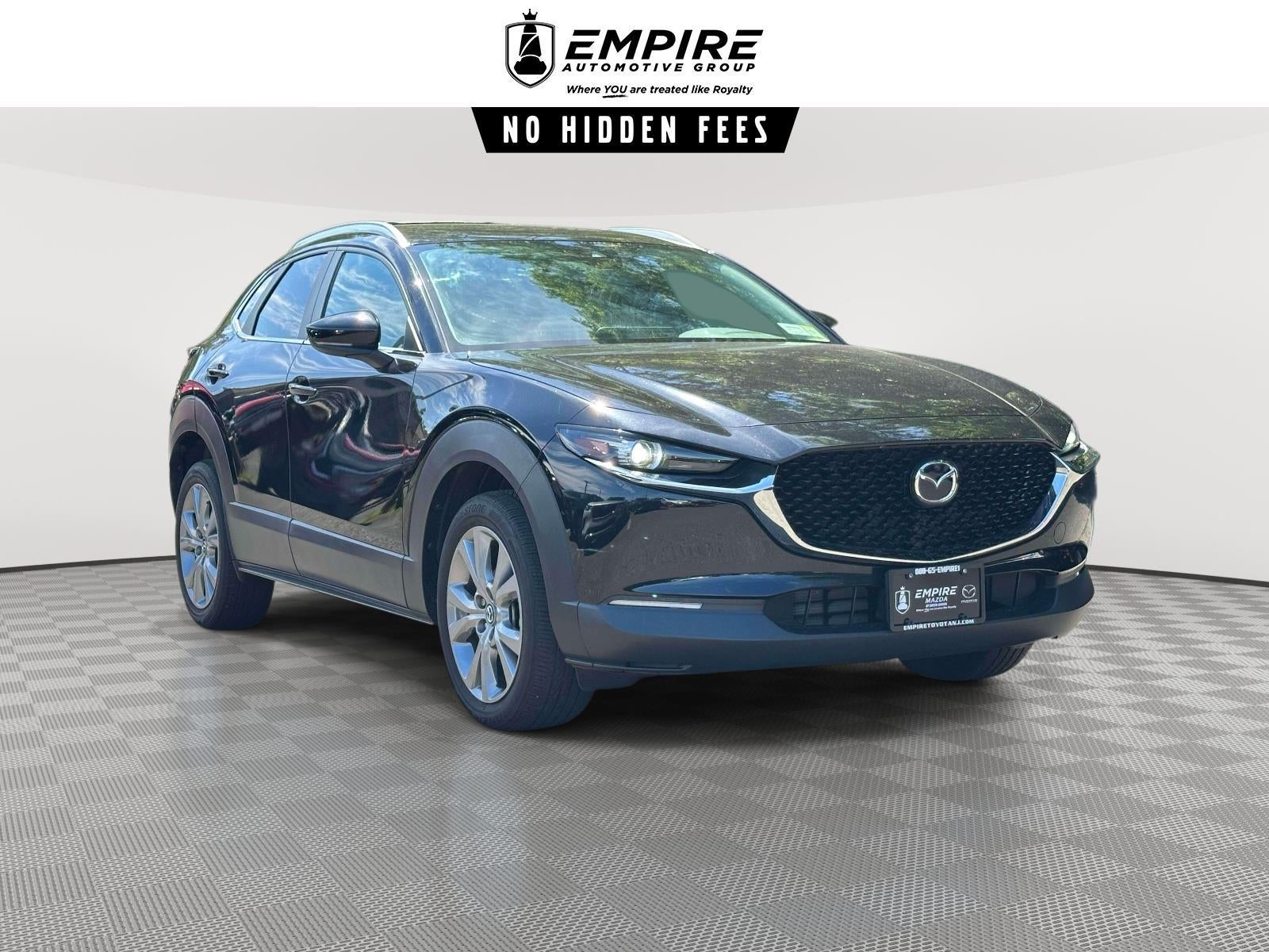 2023 Mazda Mazda CX-30 2.5 S Preferred in Jet Black Mica — front three-quarter view