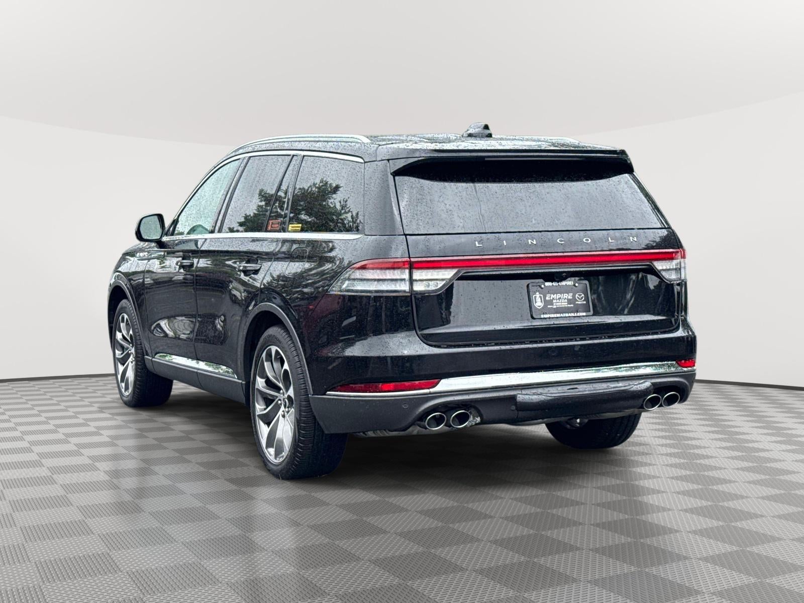 2025 Lincoln Aviator — rear three-quarter view