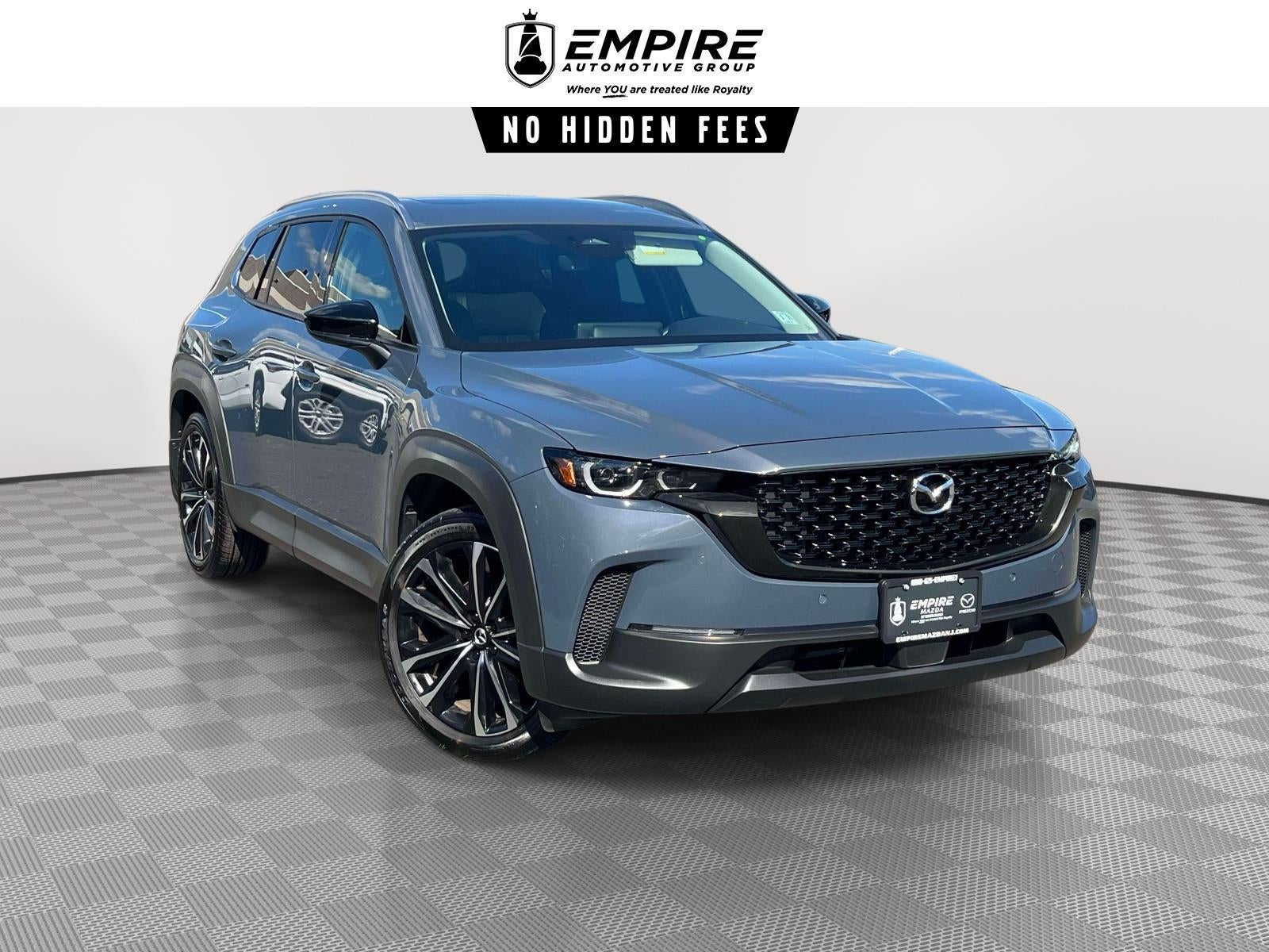 2026 Mazda Mazda CX-50 2.5 S Premium in Polymetal Gray Metallic — front three-quarter view