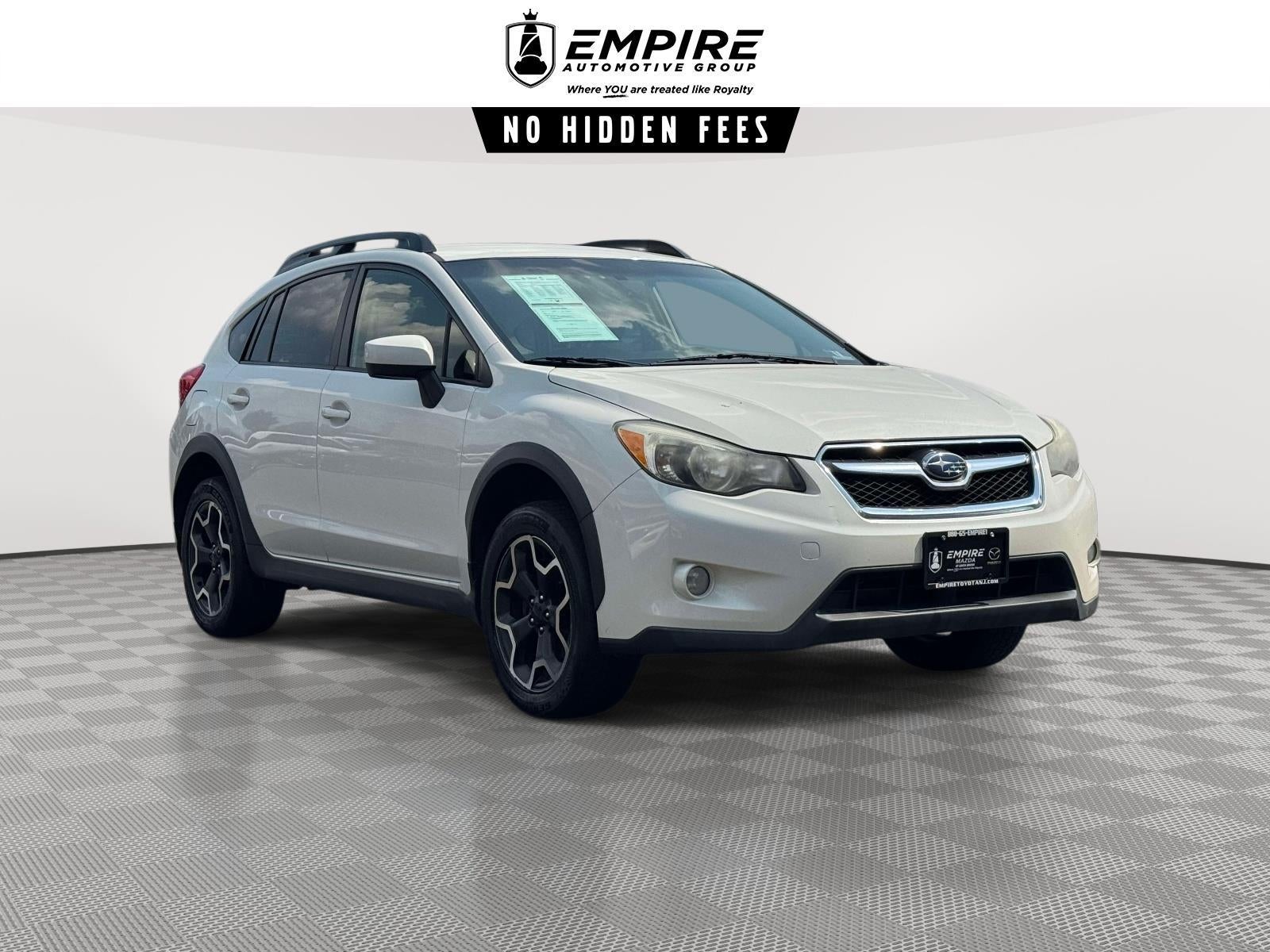 2015 Subaru XV Crosstrek 2.0i Premium in Crystal White Pearl — front three-quarter view