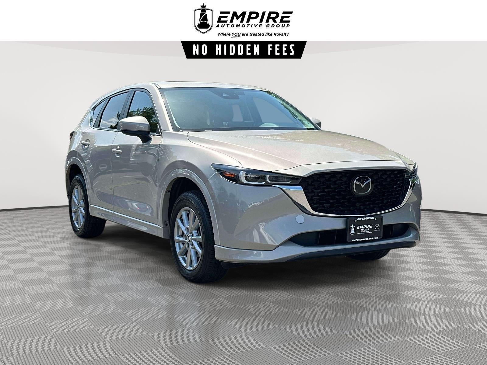 2024 Mazda Mazda CX-5 2.5 S Preferred in Platinum Quartz Metallic — front three-quarter view