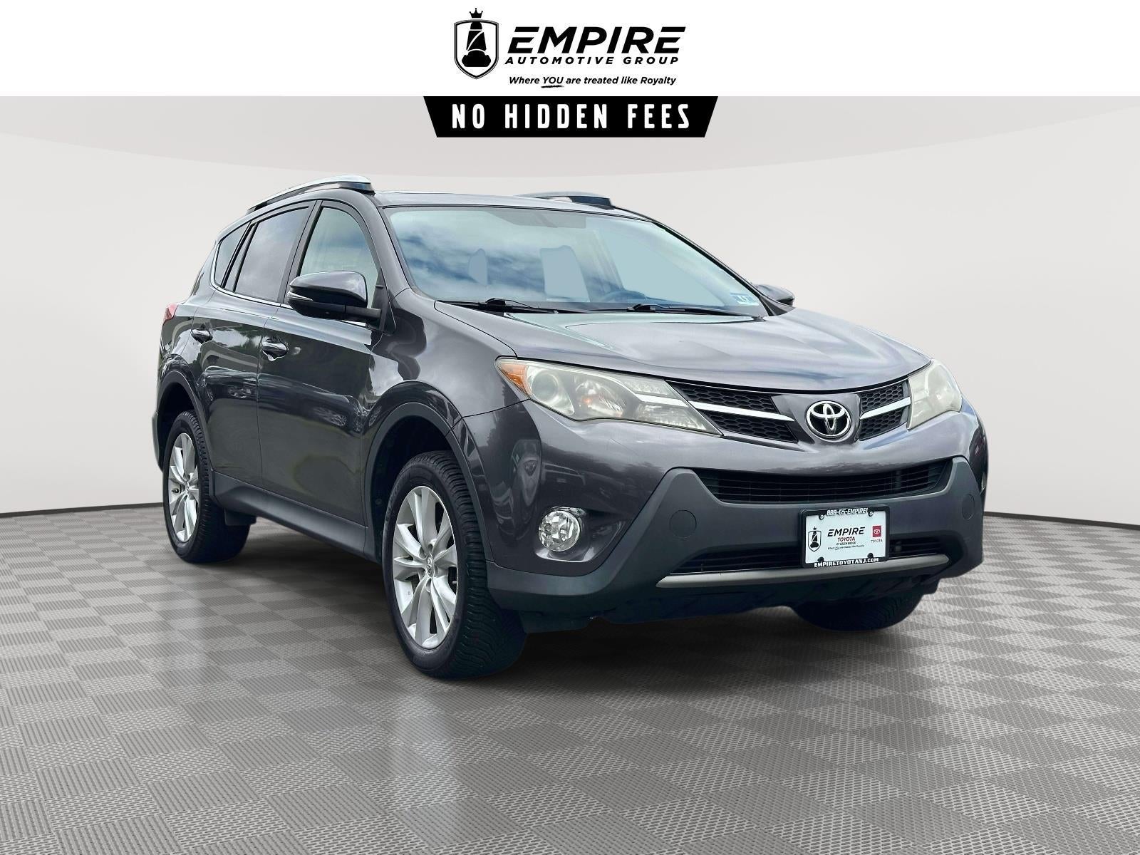 2013 Toyota RAV4 Limited in Magnetic Gray Metallic — front three-quarter view