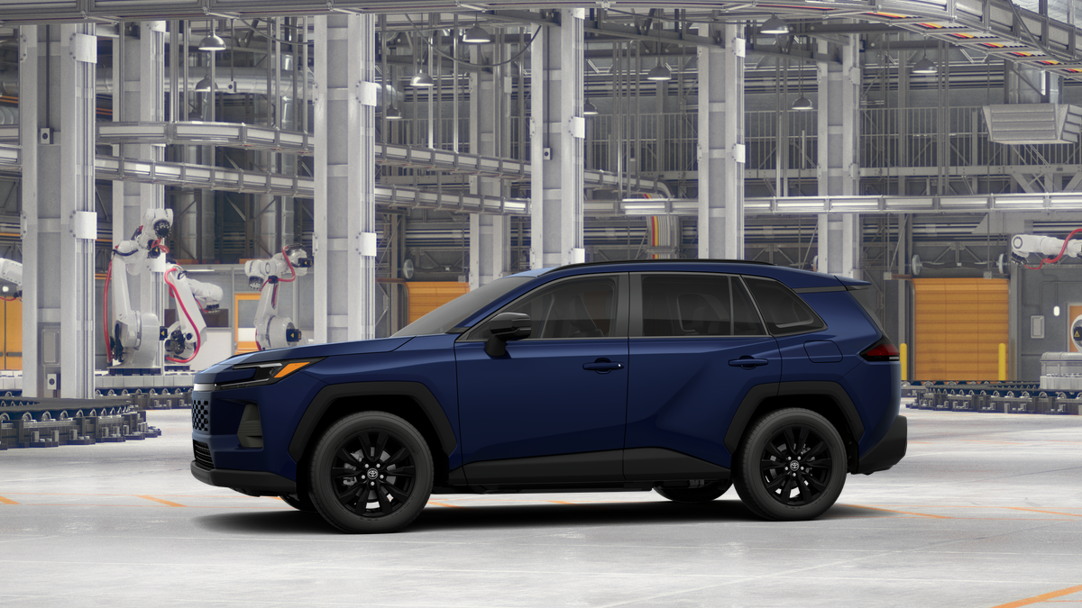 2026 Toyota RAV4 — rear three-quarter view