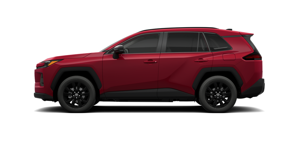 2026 Toyota RAV4 — rear three-quarter view