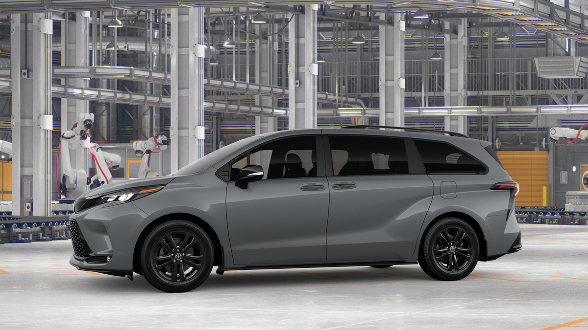 2026 Toyota Sienna — rear three-quarter view
