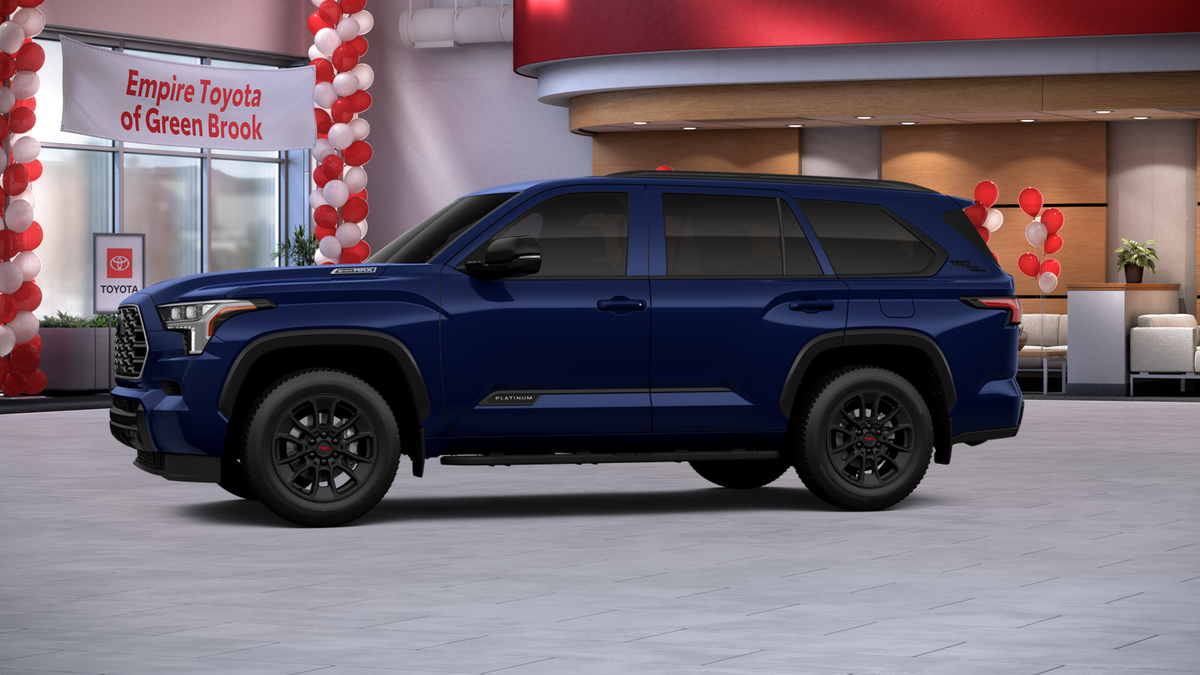 2026 Toyota Sequoia — rear three-quarter view